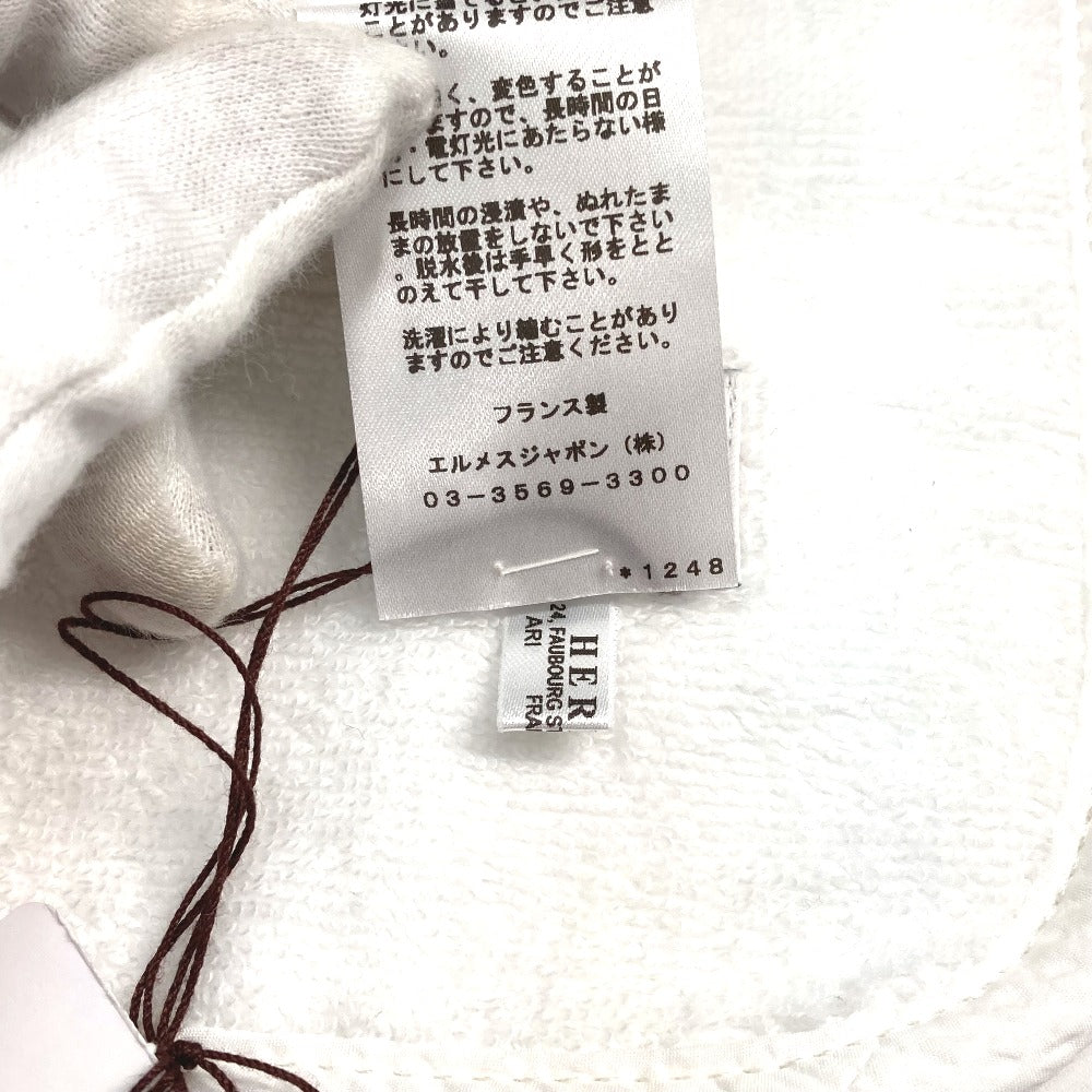 HERMES towel H103480M 01 cotton white bus wrap cabriol
