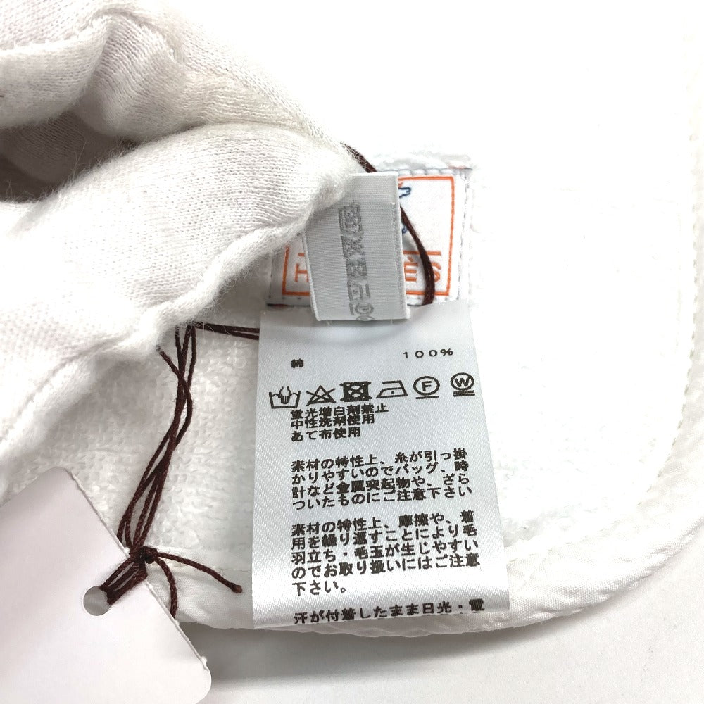 HERMES towel H103480M 01 cotton white bus wrap cabriol
