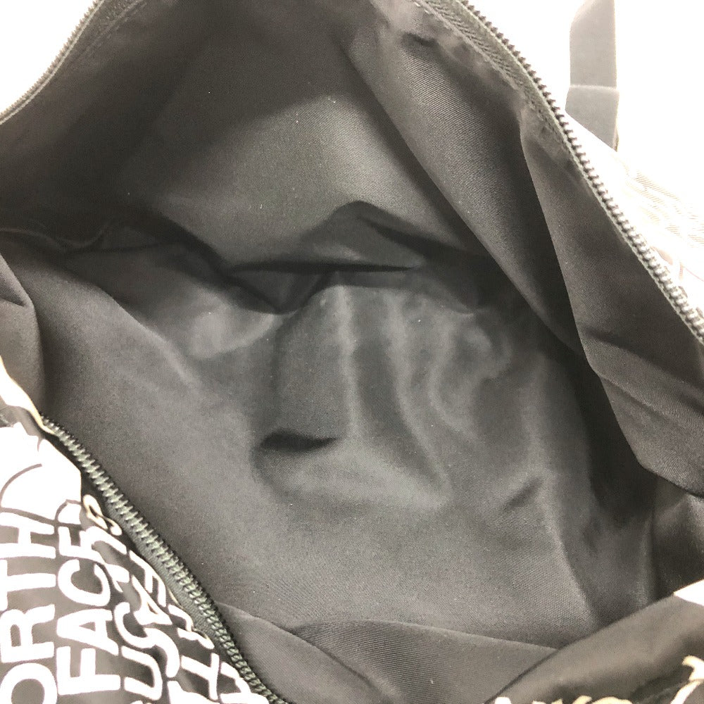 GUCCI Backpack 650288 Nylon / leather Black x white GUCCIxTHE NORTH FACE collaboration mens Used