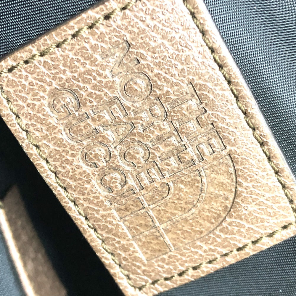GUCCI Backpack 650288 Nylon / leather Black x white GUCCIxTHE NORTH FACE collaboration mens Used