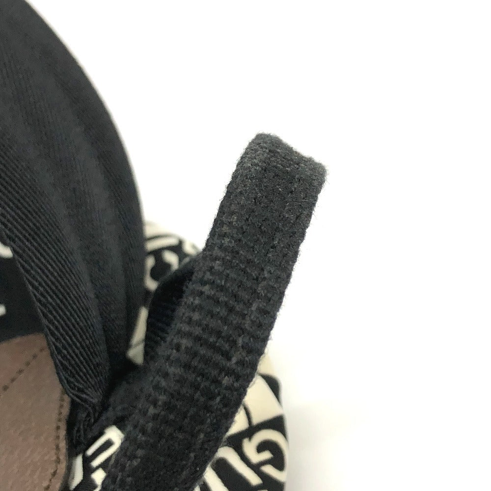 GUCCI Backpack 650288 Nylon / leather Black x white GUCCIxTHE NORTH FACE collaboration mens Used