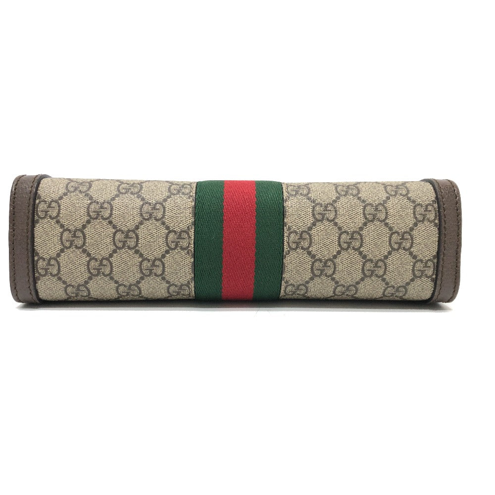 GUCCI Shoulder Bag 503877 GG Supreme Canvas Brown Ophidia GG Small Women Used