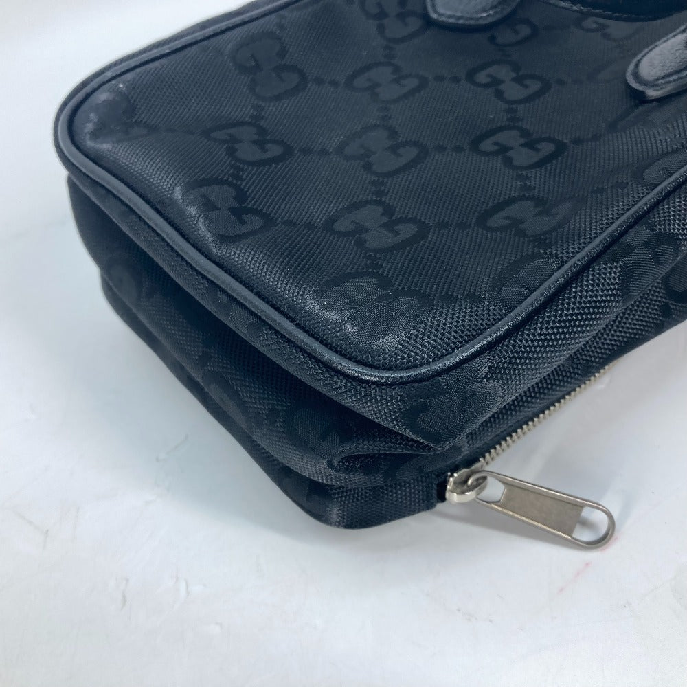 GUCCI Shoulder Bag 625850 Nylon black 2WAY handbag OFF THE GRID OFF THE GRID mens Used