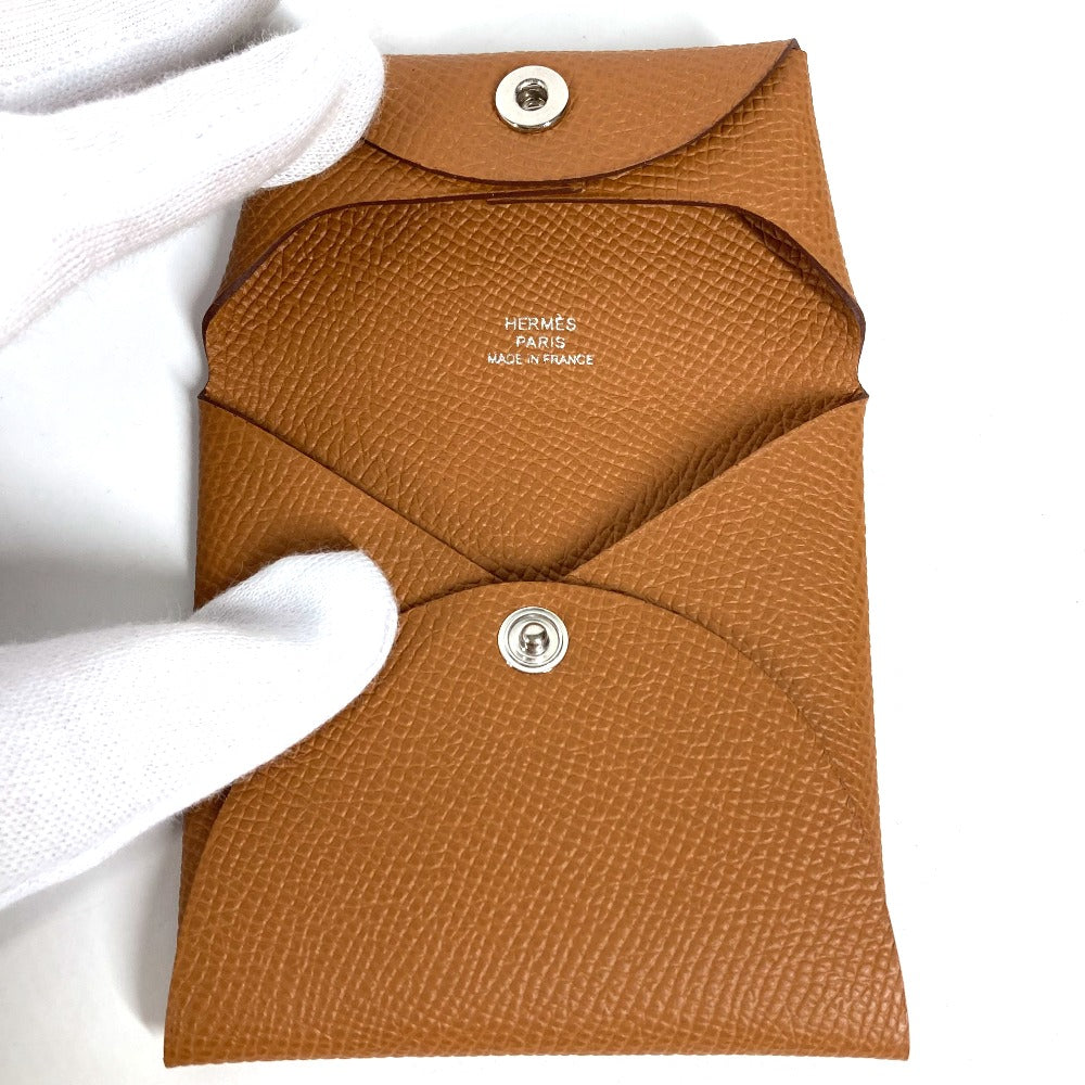 HERMES Coin case Epsom gold Bastia Women Used
