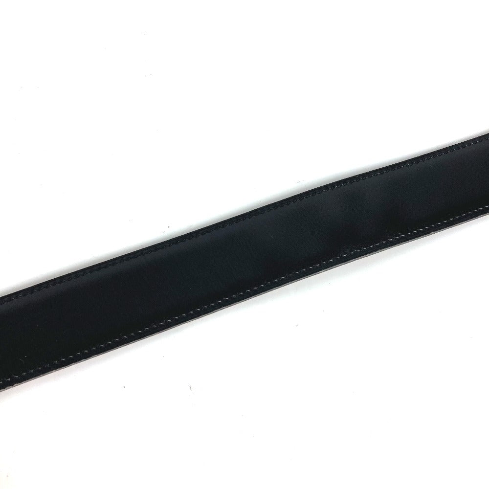 HERMES belt Calf leather Black x Leather H belt Constance Women 65 Used