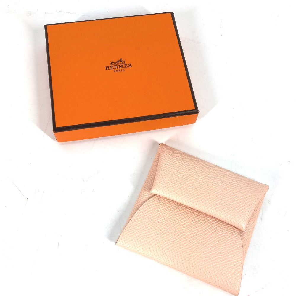 HERMES Coin case Epsom Pink type Wallet Bastia Women Used