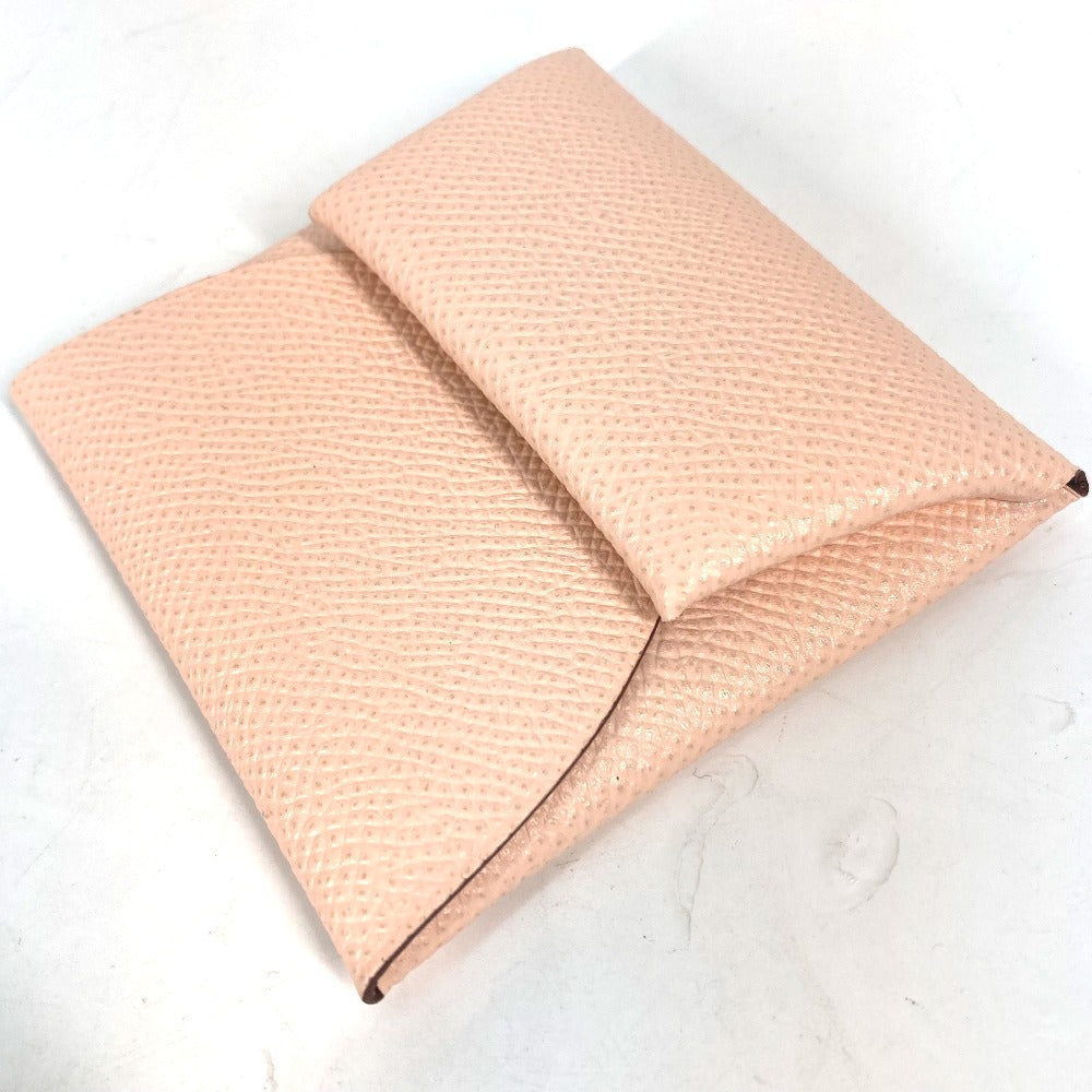 HERMES Coin case Epsom Pink type Wallet Bastia Women Used