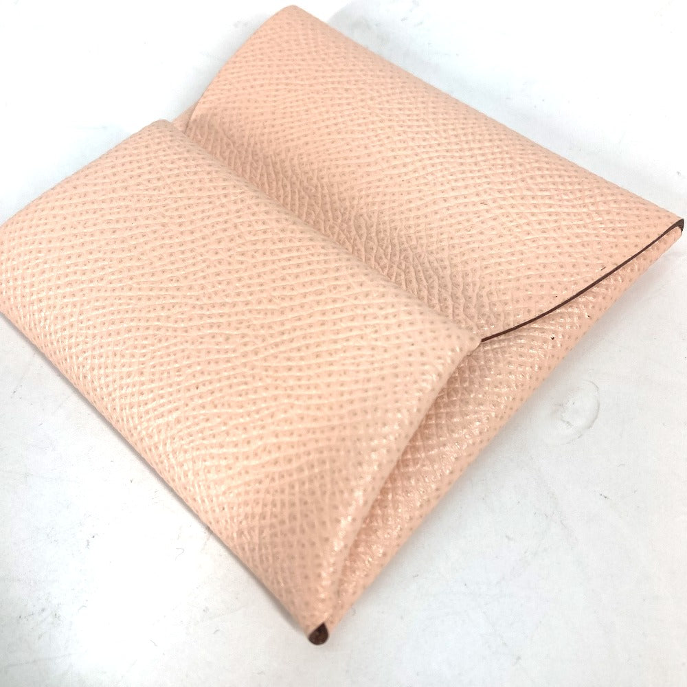 HERMES Coin case Epsom Pink type Wallet Bastia Women Used