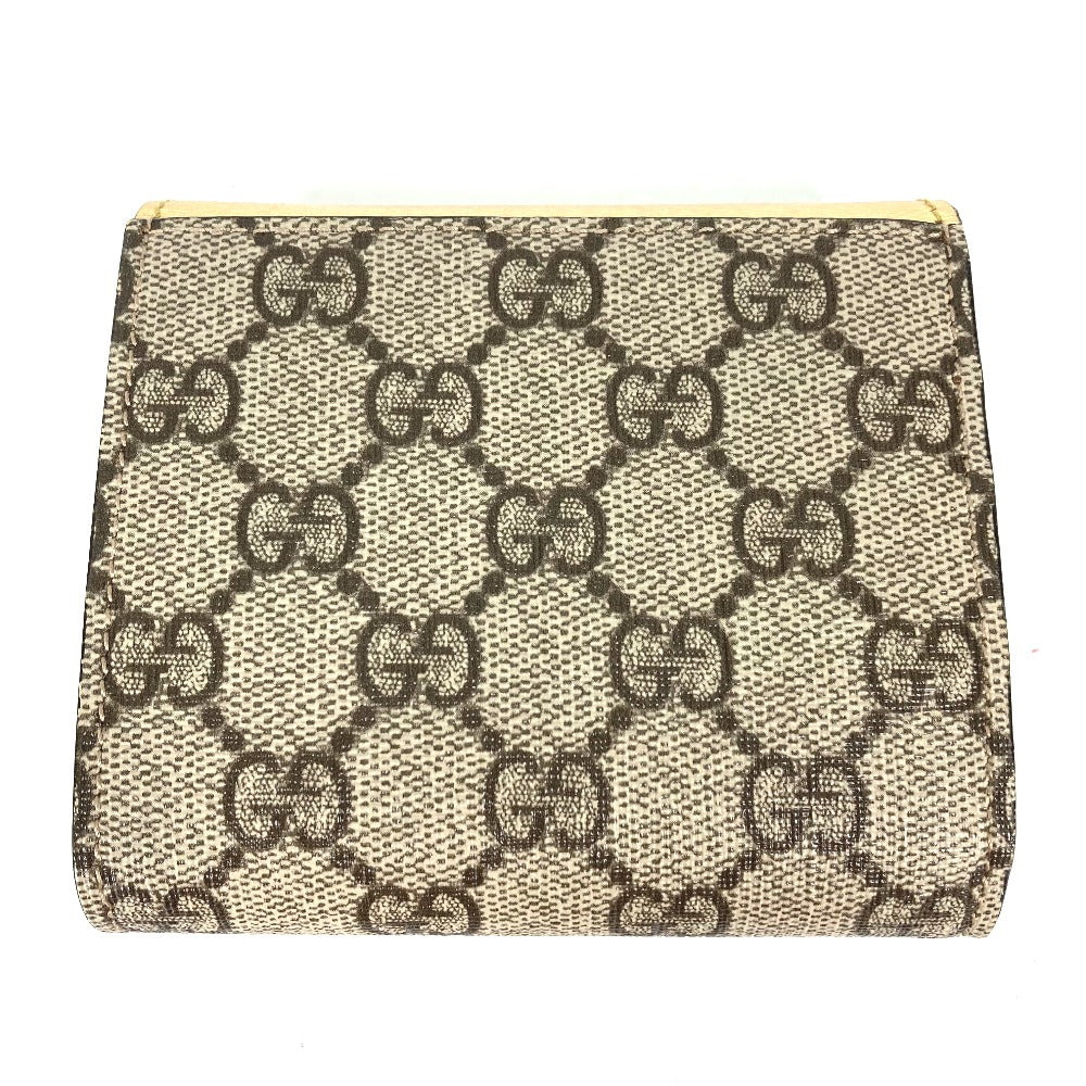 GUCCI Folded wallet 598587 leather gold Compact wallet GG Marmont Women Used
