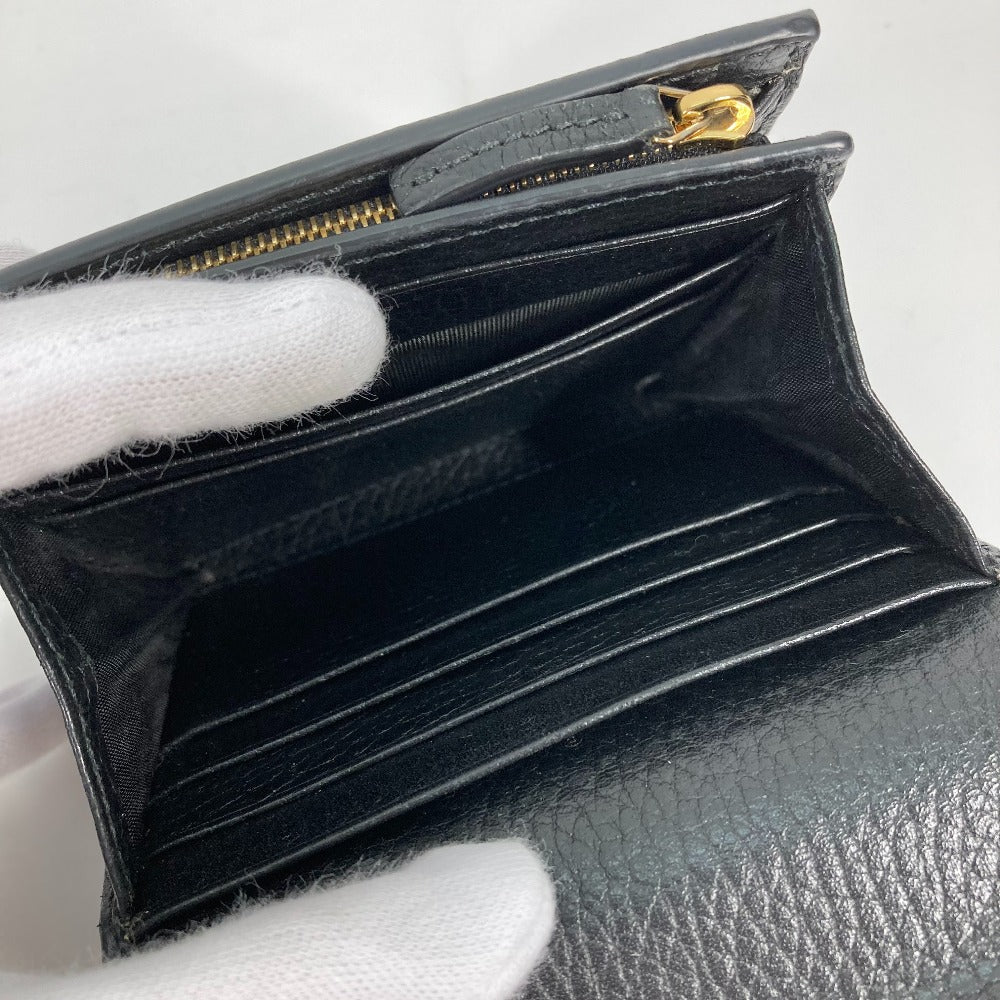 GUCCI Folded wallet 598587 Leather PVC beige GG Supreme GG Marmont Women Used