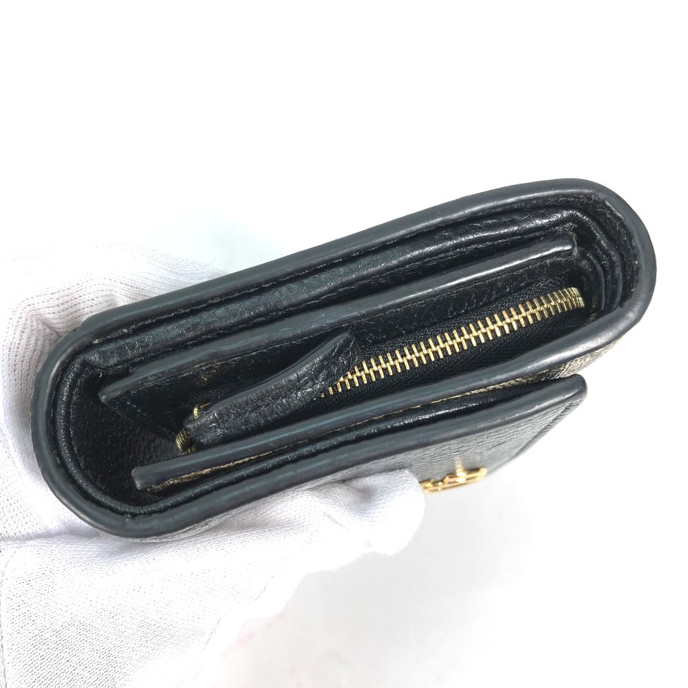 GUCCI Folded wallet 598587 Leather PVC beige GG Supreme GG Marmont Women Used