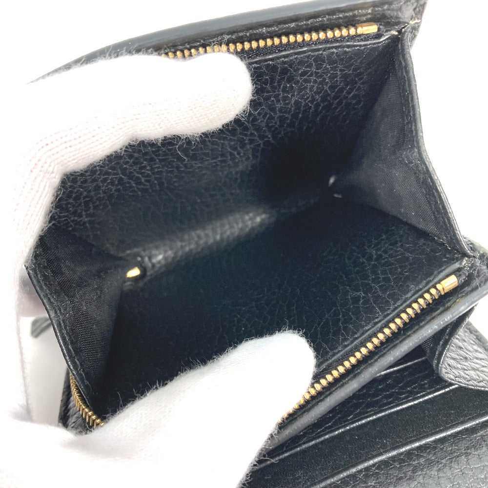 GUCCI Folded wallet 598587 Leather PVC beige GG Supreme GG Marmont Women Used