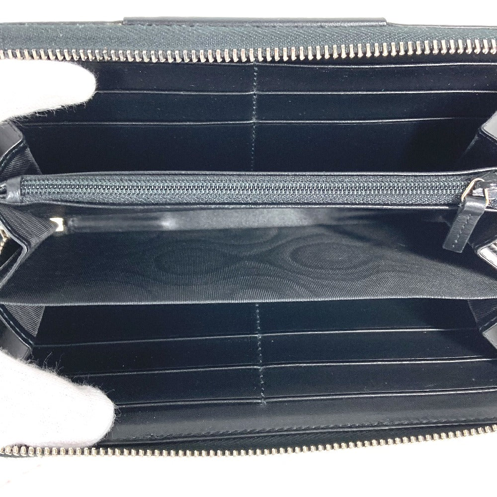 GUCCI Long Wallet Purse 451249 PVC leather beige GG Supreme Long wallet Women Used
