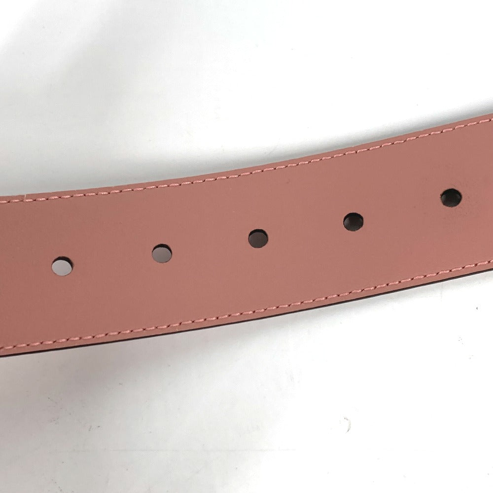 GUCCI belt 281548 leather pink Micro Gucci Shima GG Women 70 Used