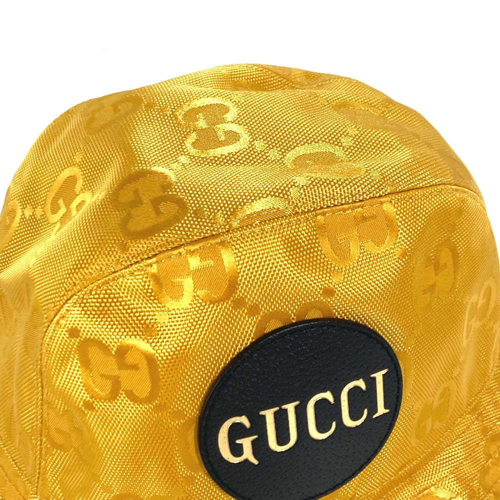 GUCCI hat 627115 Nylon gold GG Off The Grid logo mens M Used