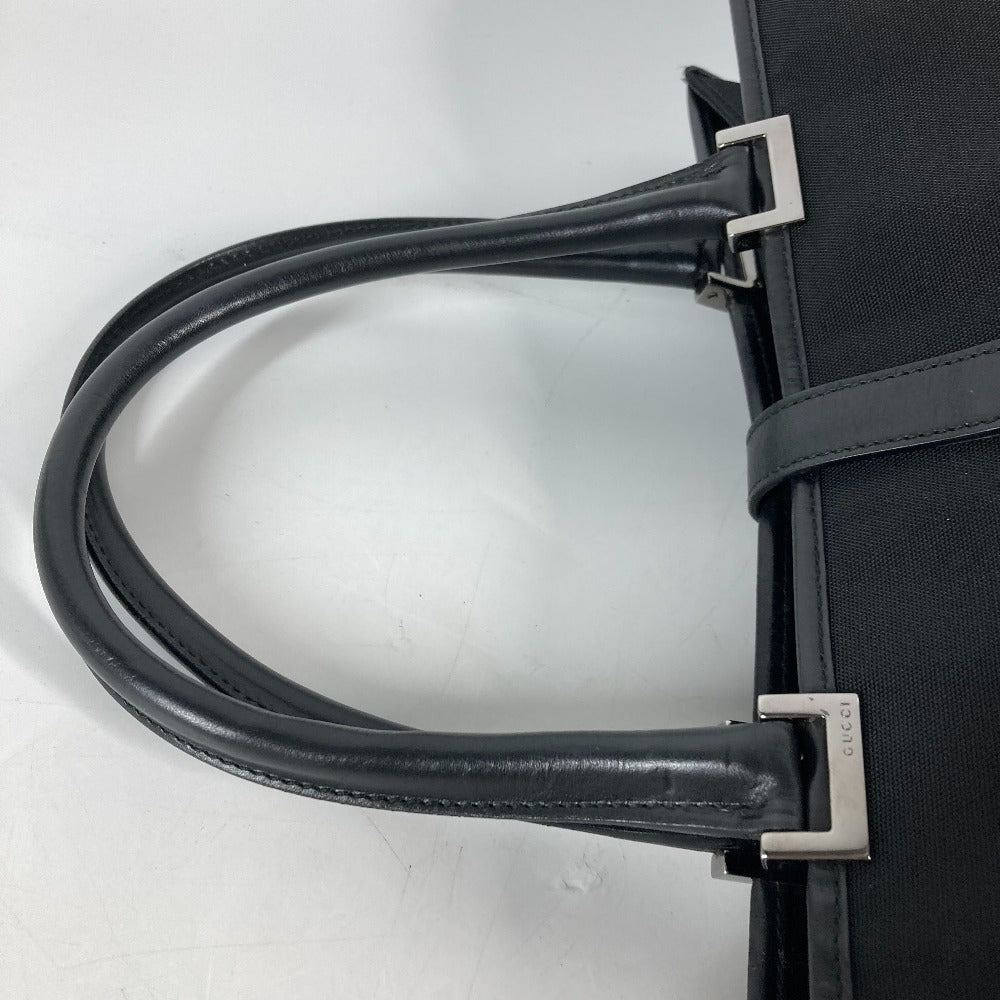 GUCCI Shoulder Bag 002 1064 Leather / nylon black Jackie line Women Used