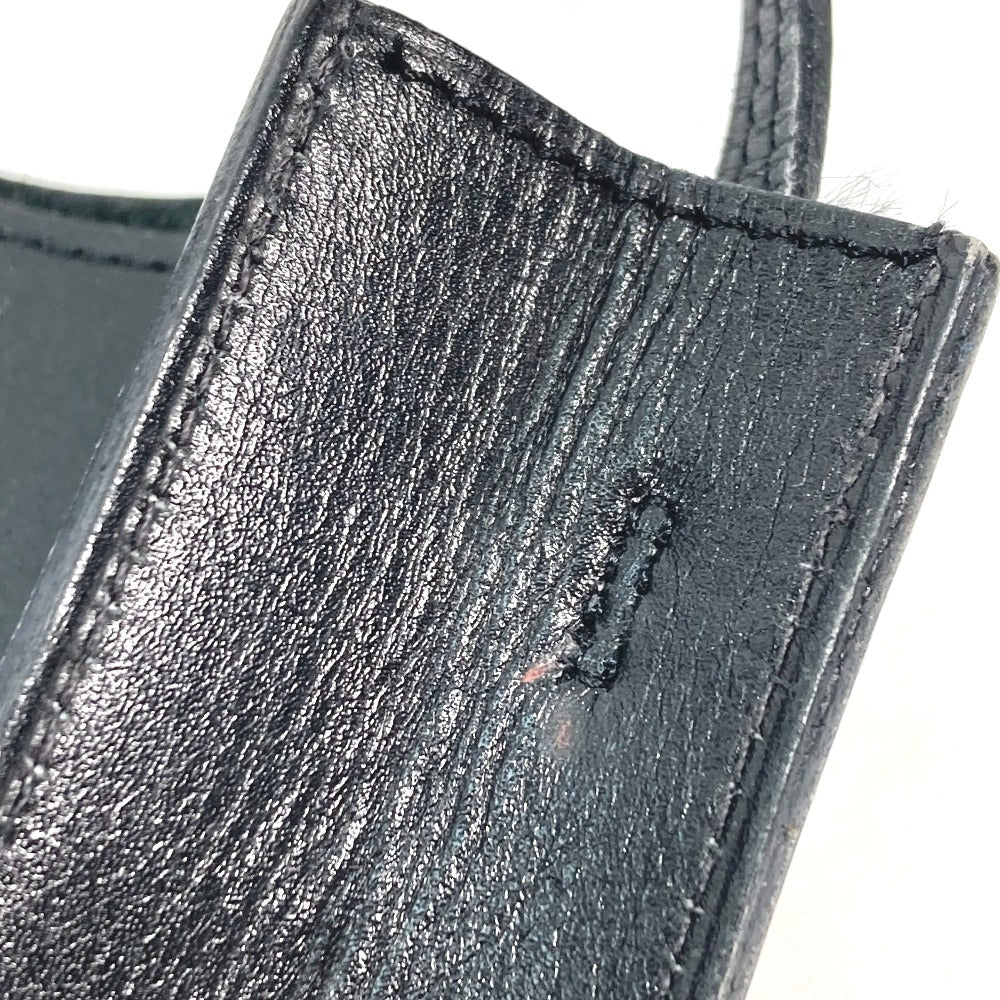 HERMES Shoulder Bag Box scarf black Onimetu Women Used