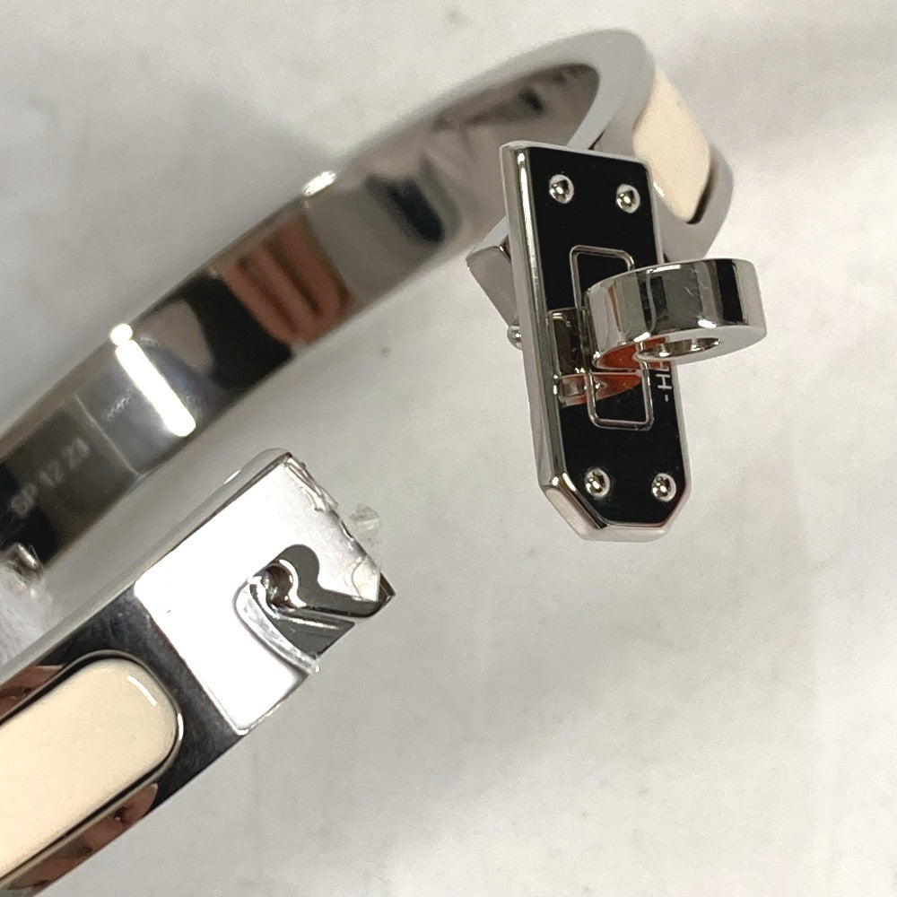 HERMES bracelet metal Silver Bangle Mini Click Kelly Women Used