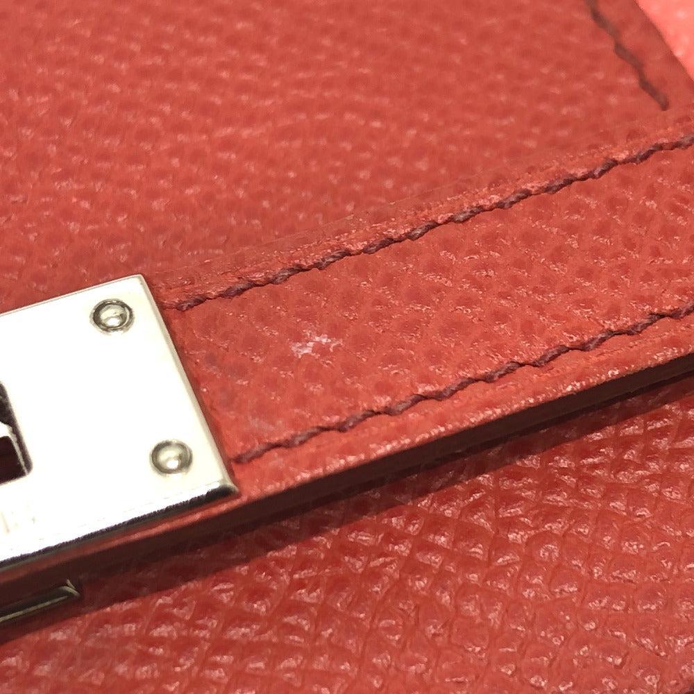 HERMES Long Wallet Purse Epsom pink Long wallet Kelly Wallet Flag
