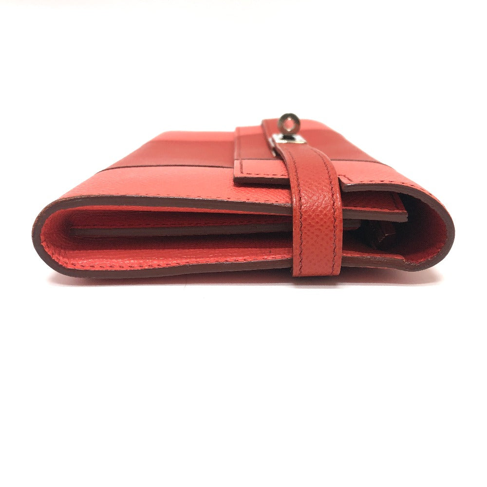 HERMES Long Wallet Purse Epsom pink Long wallet Kelly Wallet Flag