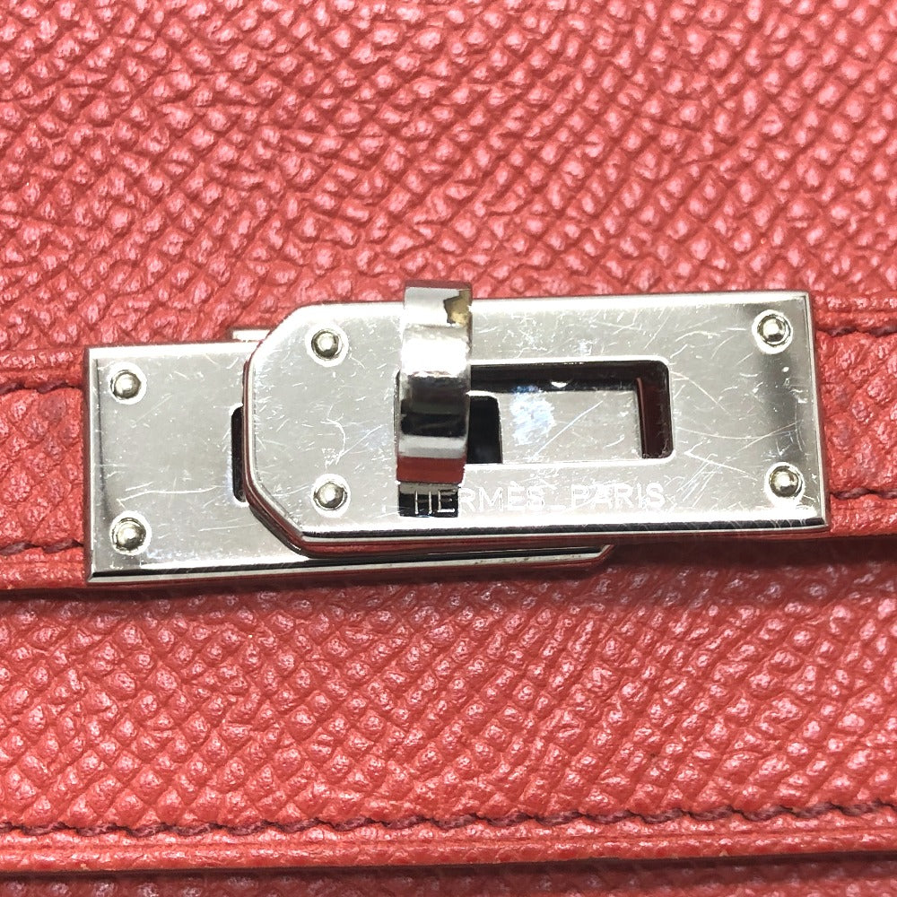 HERMES Long Wallet Purse Epsom pink Long wallet Kelly Wallet Flag