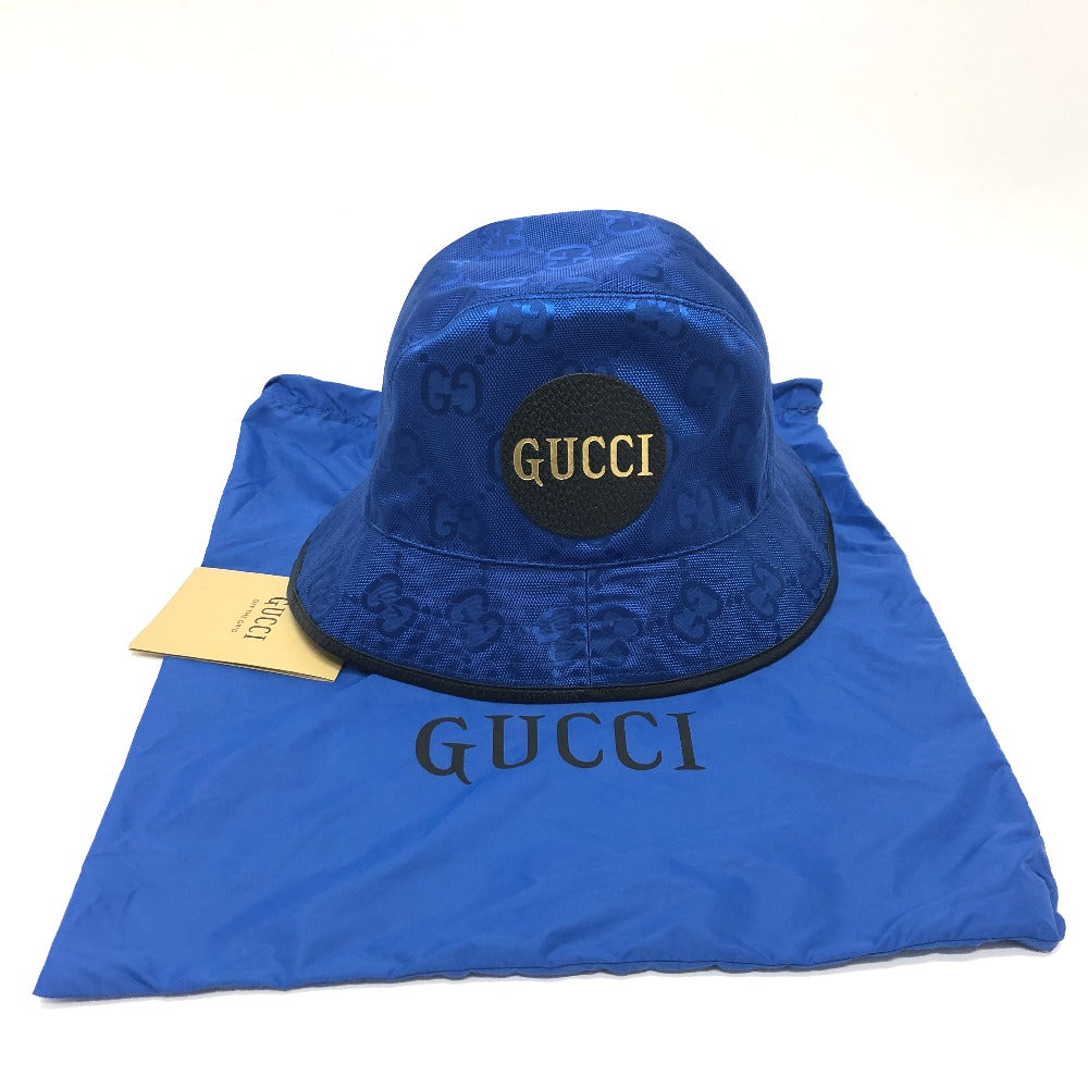 GUCCI hat 627115 Nylon blue Off The Grid mens L Used