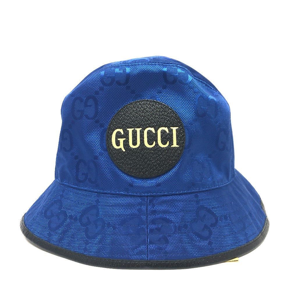 GUCCI hat 627115 Nylon blue Off The Grid mens L Used