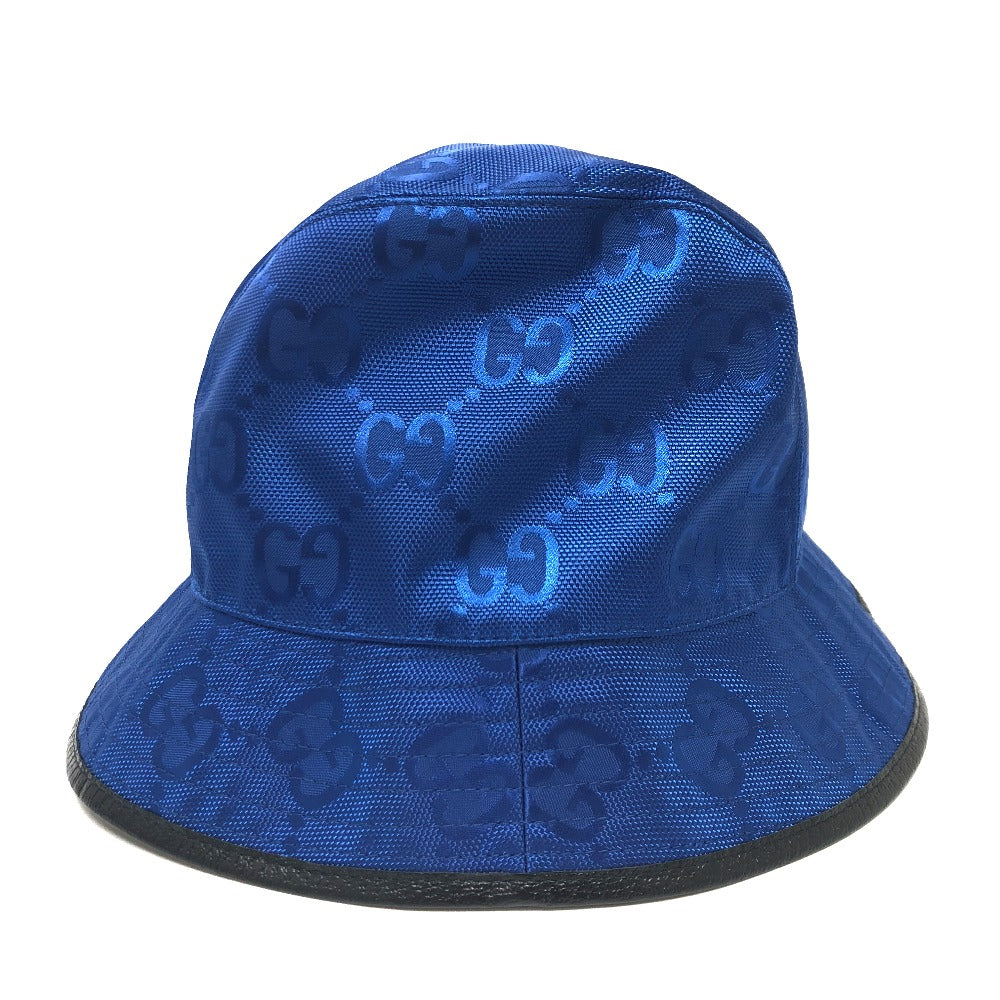 GUCCI hat 627115 Nylon blue Off The Grid mens L Used