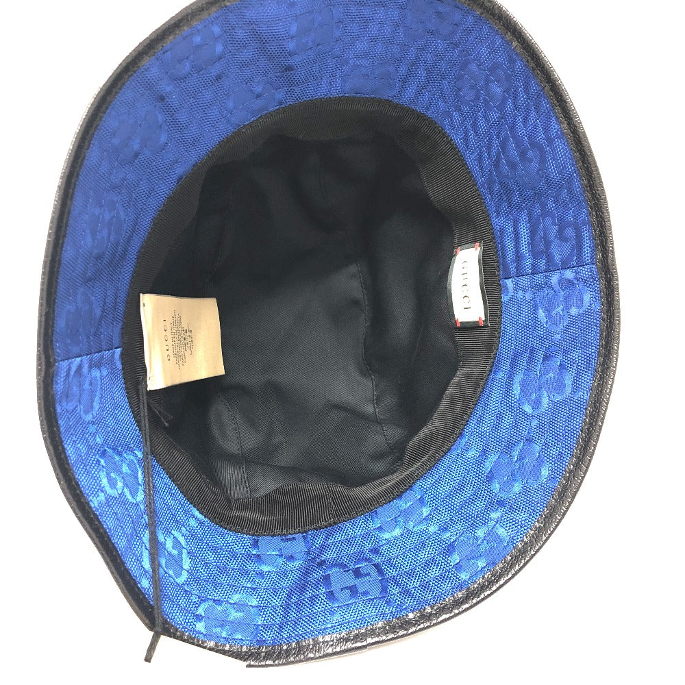 GUCCI hat 627115 Nylon blue Off The Grid mens L Used