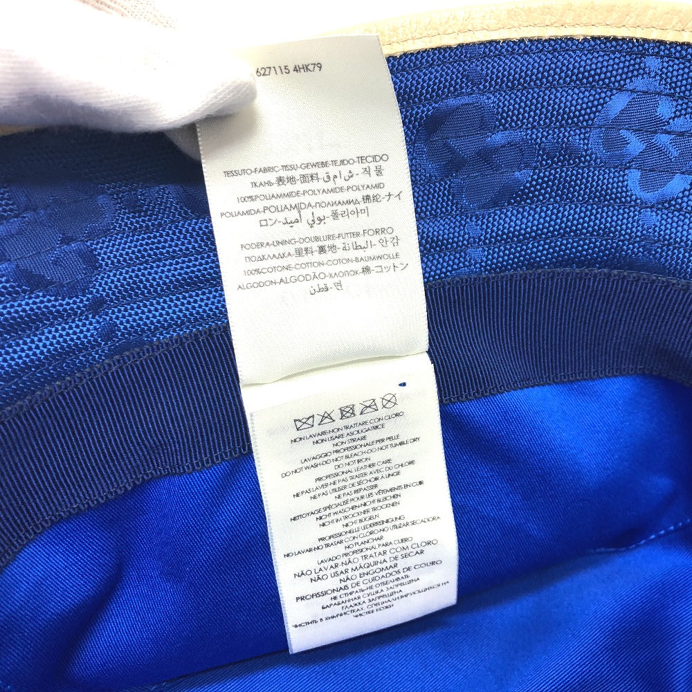 GUCCI hat 627115 Nylon blue Japan limited Off The Grid mens L Used