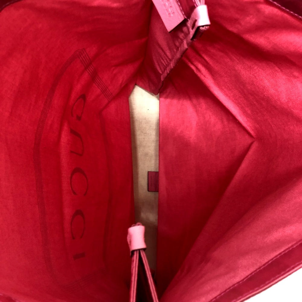 GUCCI Handbag 575140 Coated canvas Red logo Women Used