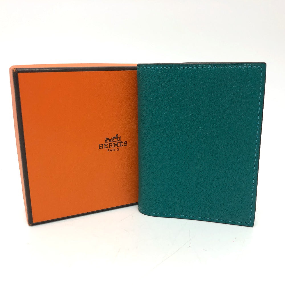 HERMES Notebook cover Epsom blue Notepad Couverture PM