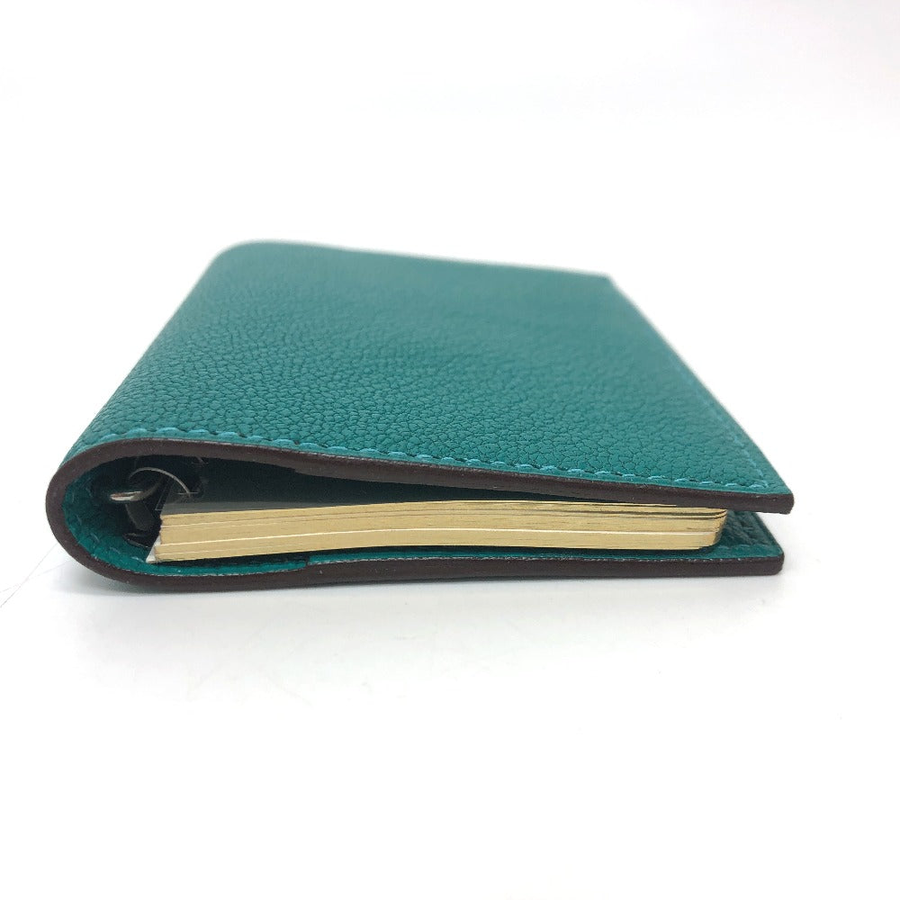 HERMES Notebook cover Epsom blue Notepad Couverture PM
