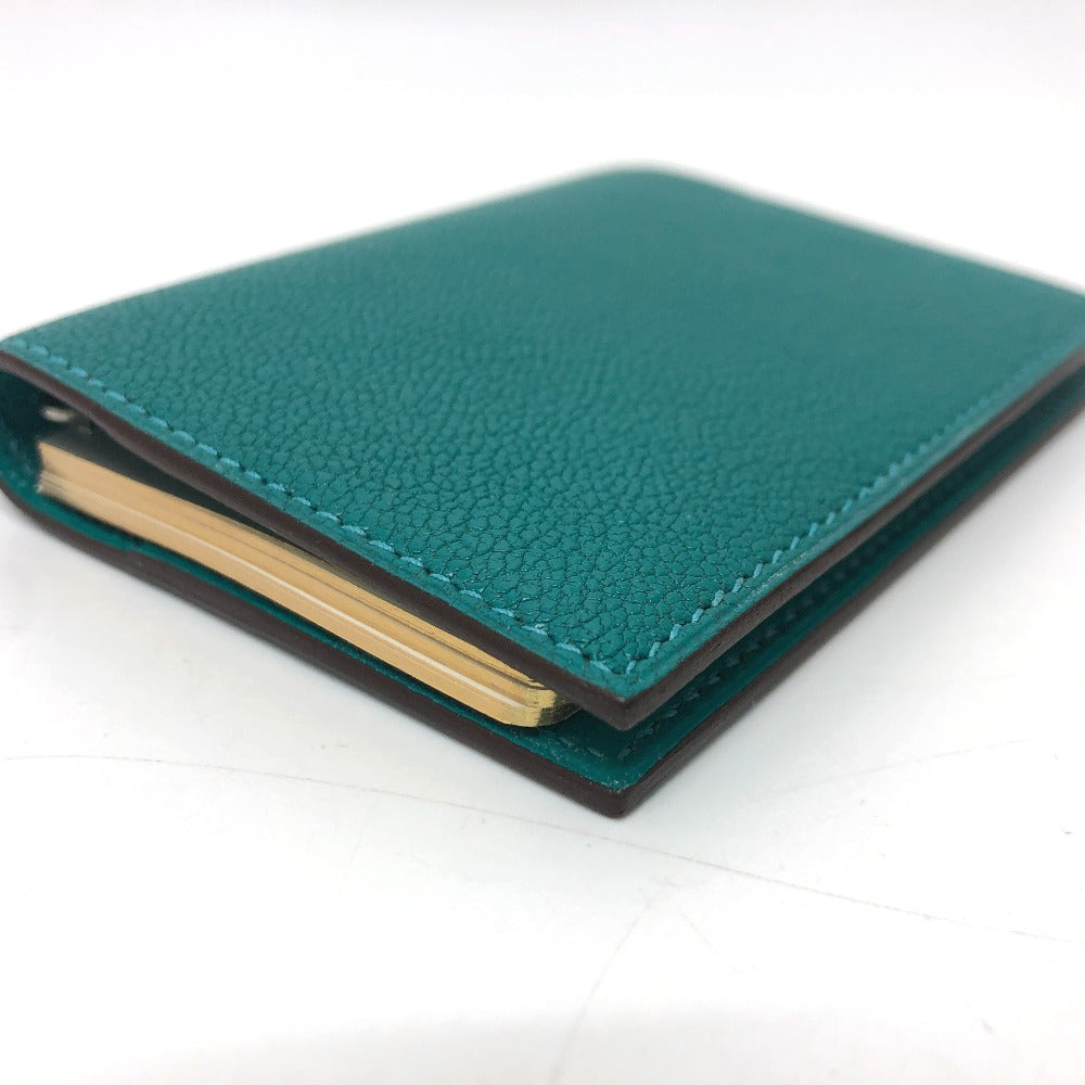 HERMES Notebook cover Epsom blue Notepad Couverture PM