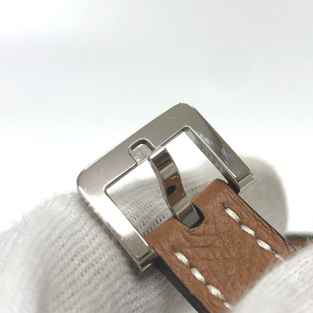 HERMES belt Epsom Brown Belt "Pop H" 15 Women 80 Used