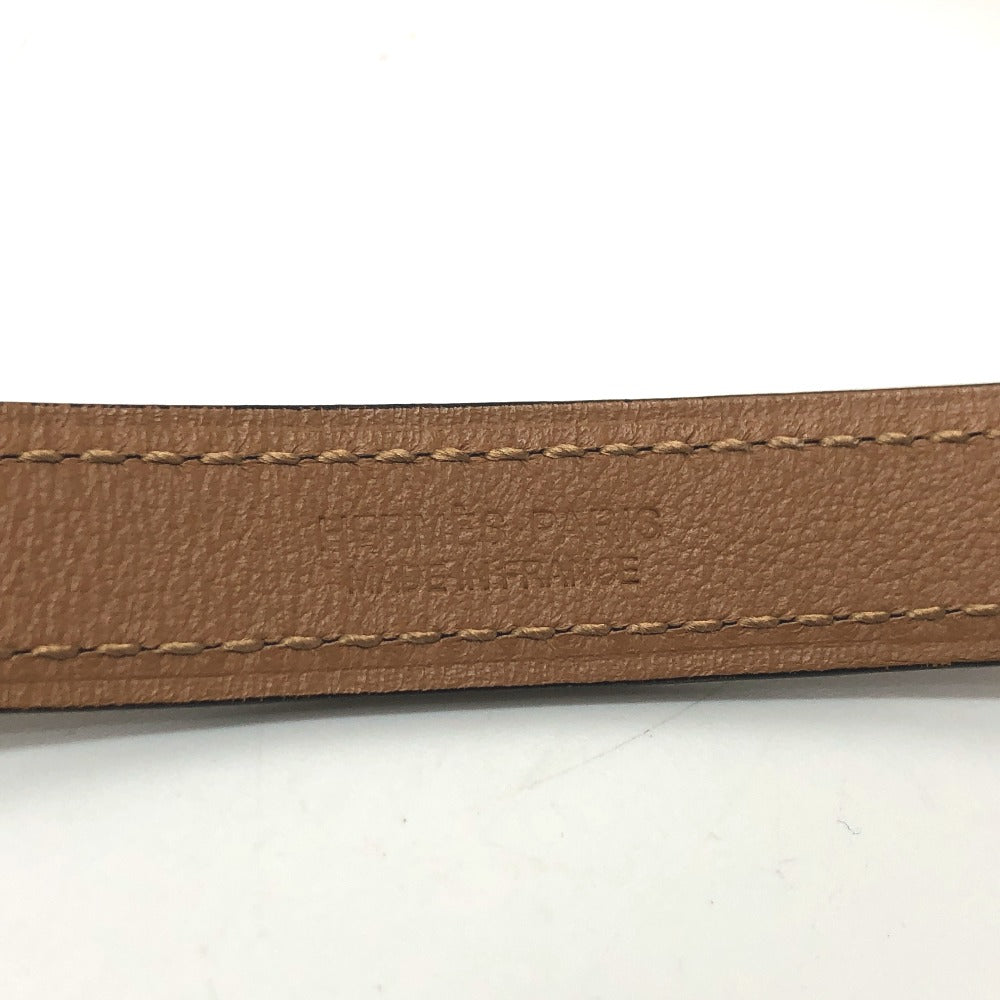 HERMES belt Epsom Brown Belt "Pop H" 15 Women 80 Used