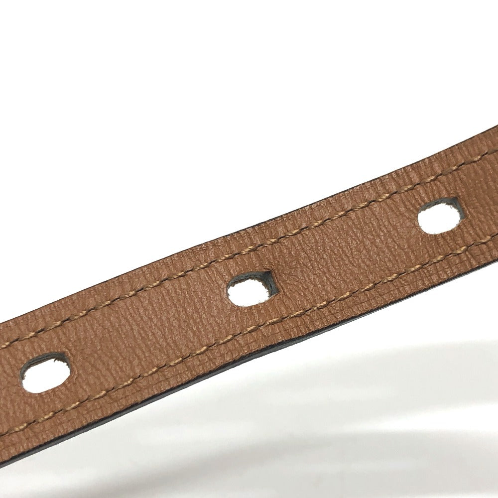HERMES belt Epsom Brown Belt "Pop H" 15 Women 80 Used