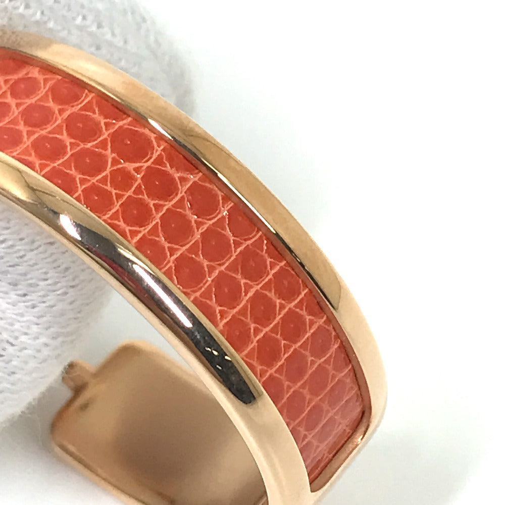 HERMES Pierce metal Orange Accessories Olympe Women Used