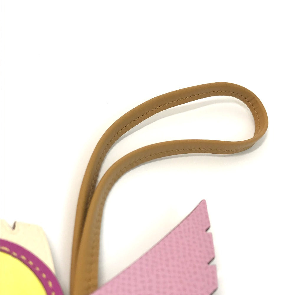 HERMES charm Epsom pink birdie charm Women Used