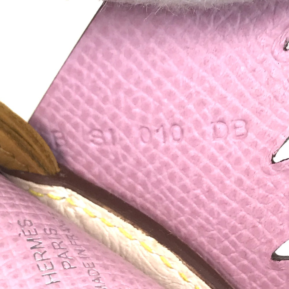 HERMES charm Epsom pink birdie charm Women Used