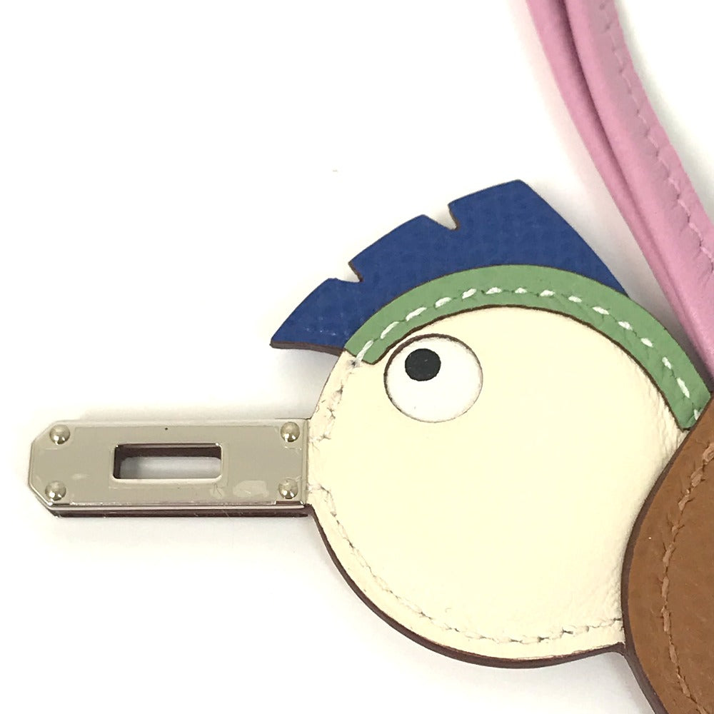 HERMES charm Epsom, Chevre gold birdie charm Women Used