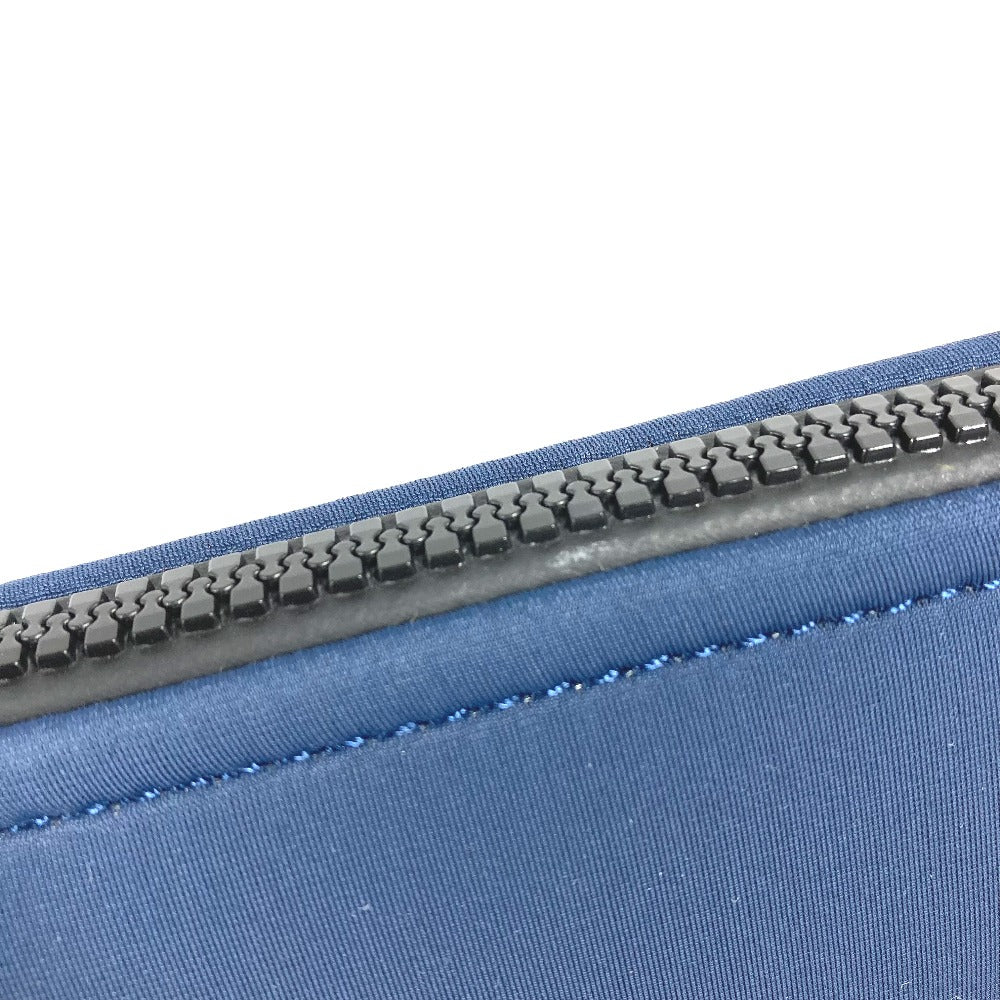 HERMES Pouch polyamide Navy Flat pouch Neoban Pouch MM Women Used