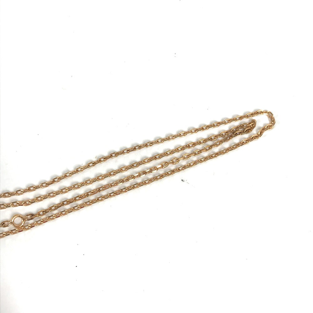 HERMES Necklace Metal, Leather White x Pink Gold Accessories Asdu Cool PM Women Used
