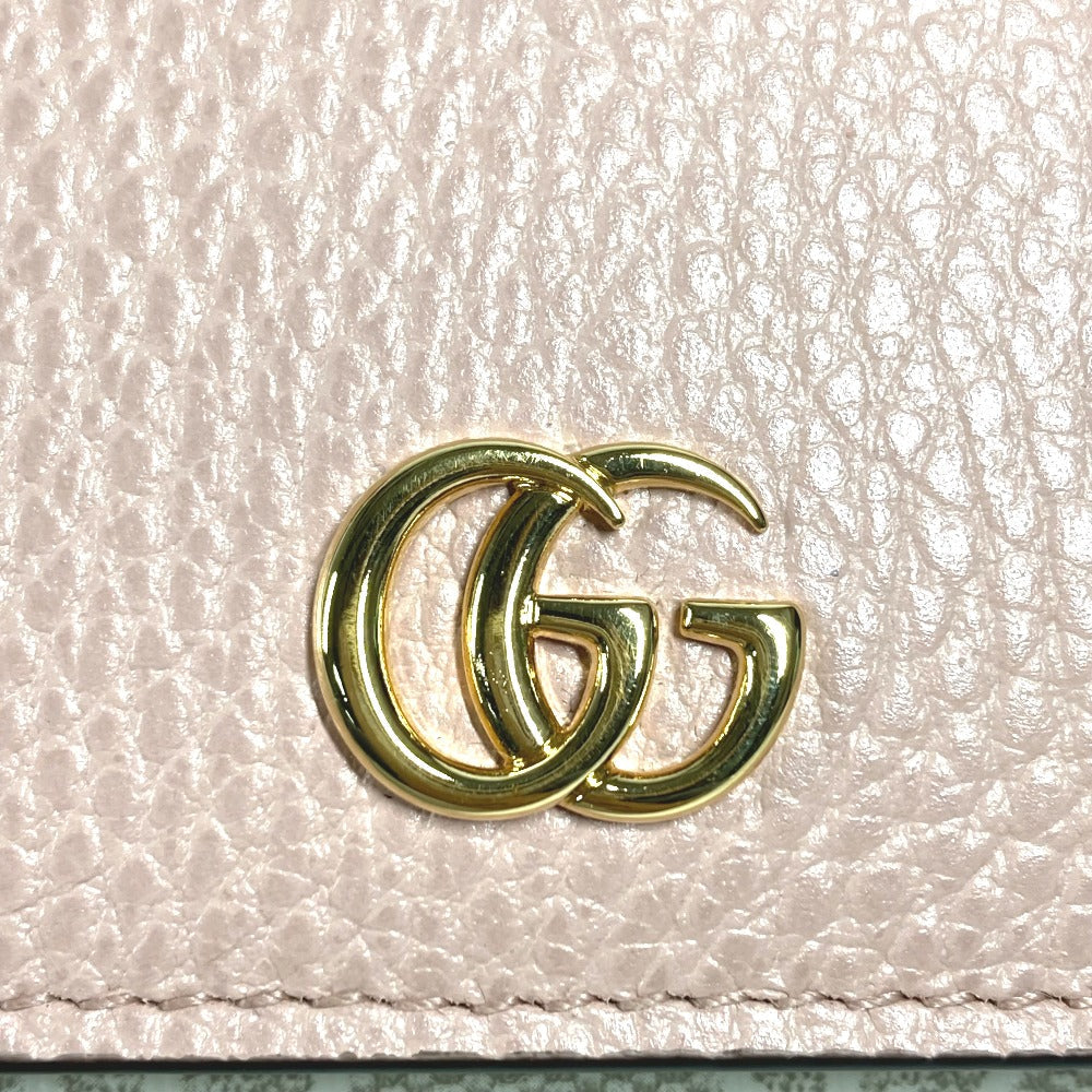 GUCCI Folded wallet 598587 GG Supreme canvas, leather beige GG Supreme GG Marmont Women Used