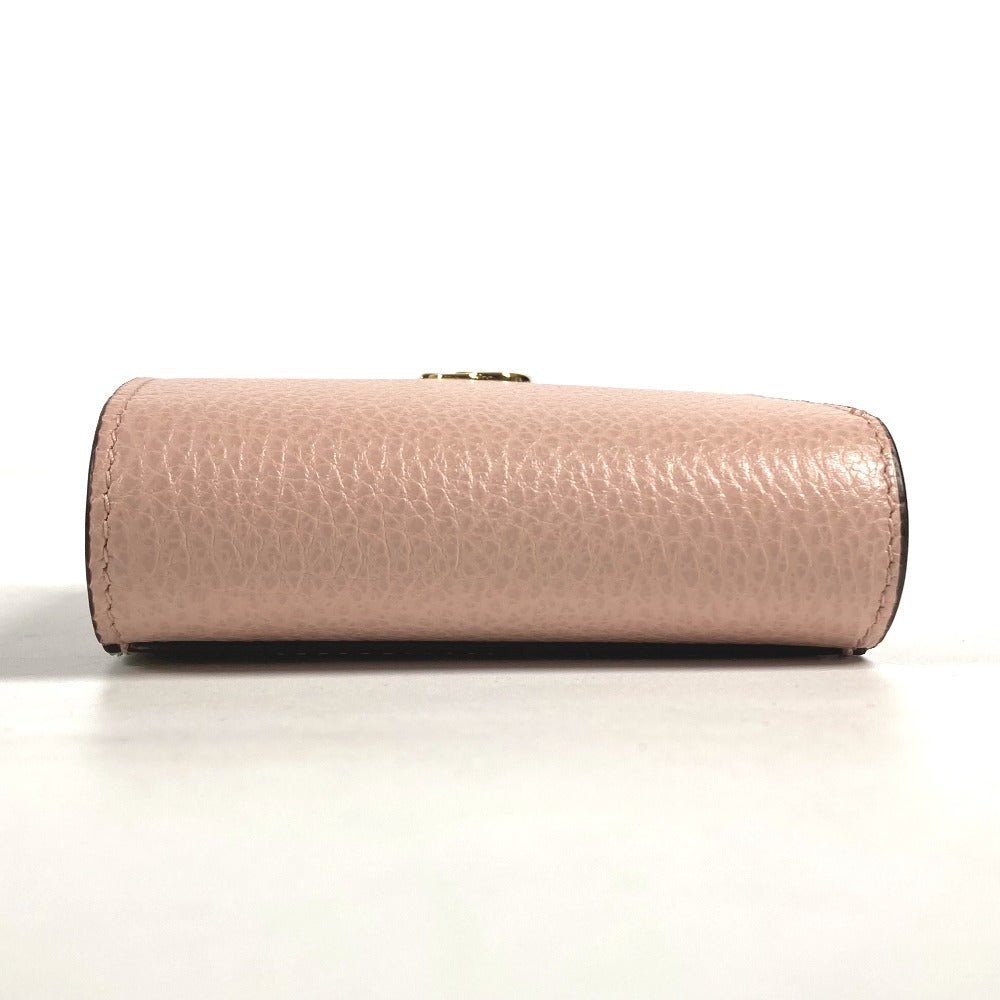 GUCCI Folded wallet 598587 GG Supreme canvas, leather beige GG Supreme GG Marmont Women Used