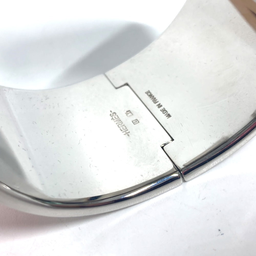 HERMES Bangle metal Orange xSilver Accessories Click Clack XL Women Used