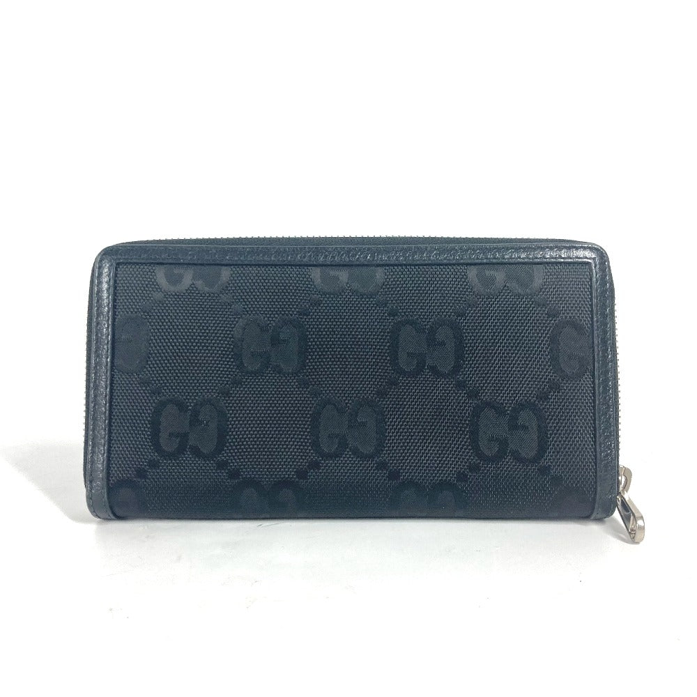 GUCCI Long Wallet Purse 625576 Nylon / leather black logo Off The Grid