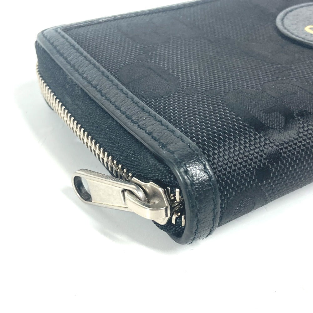 GUCCI Long Wallet Purse 625576 Nylon / leather black logo Off The Grid