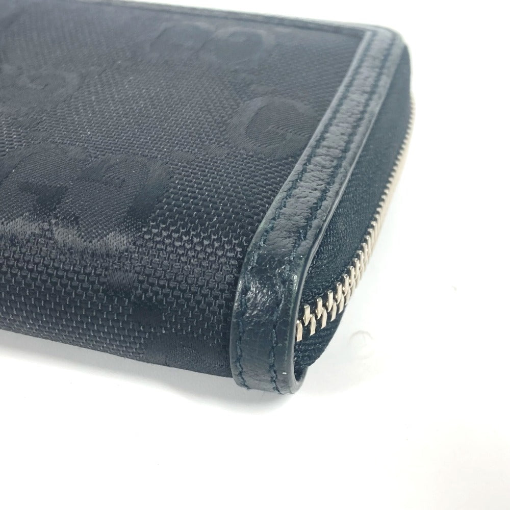 GUCCI Long Wallet Purse 625576 Nylon / leather black logo Off The Grid