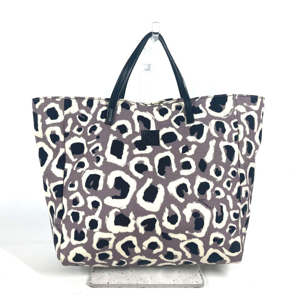 GUCCI Tote Bag 284721 Nylon / leather purple Children's Kids leopard leopard leopard Kids Used